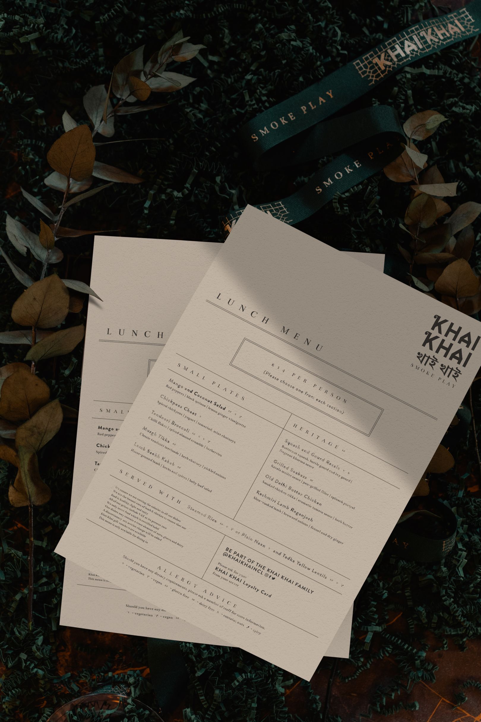 New premium Indian restaurant Khai Khais branding is inspired by smoke (8).jpg