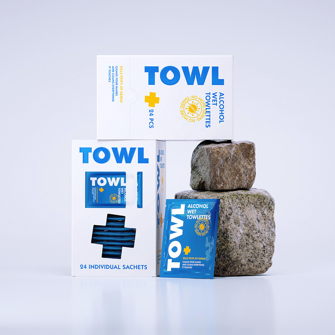 湿纸巾品牌标志包装设计4