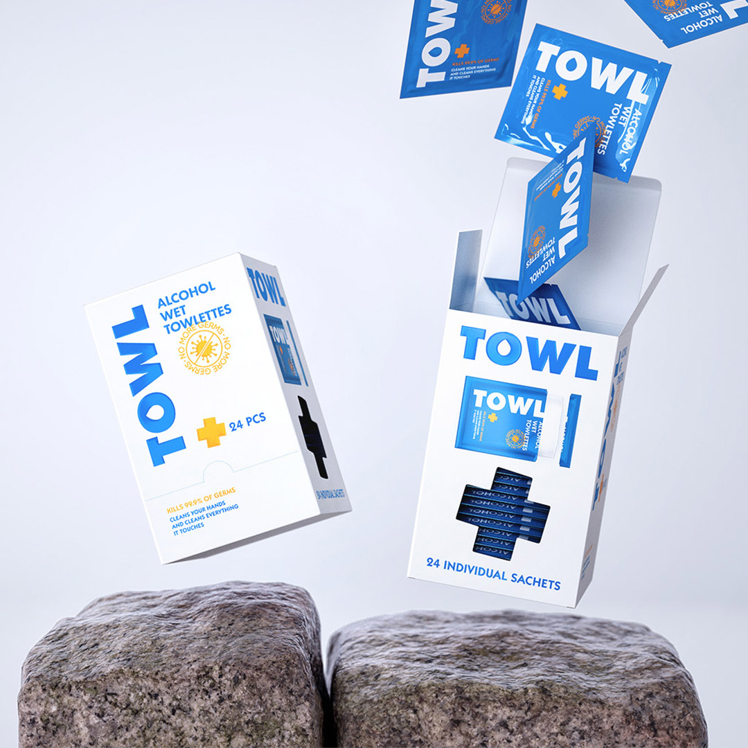 湿纸巾品牌标志包装设计3