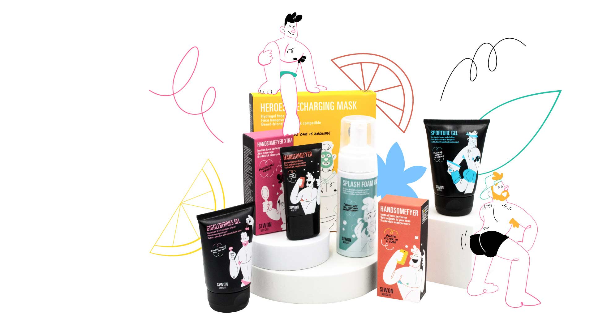 男士護(hù)理產(chǎn)品系列插圖和包裝設(shè)計(jì)1 男士護(hù)理產(chǎn)品系列插圖和包裝設(shè)計(jì)1